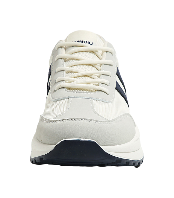 HUANQIU Cushioning Height Increasing Lightweight Low top Sprint Running Shoes Men's 