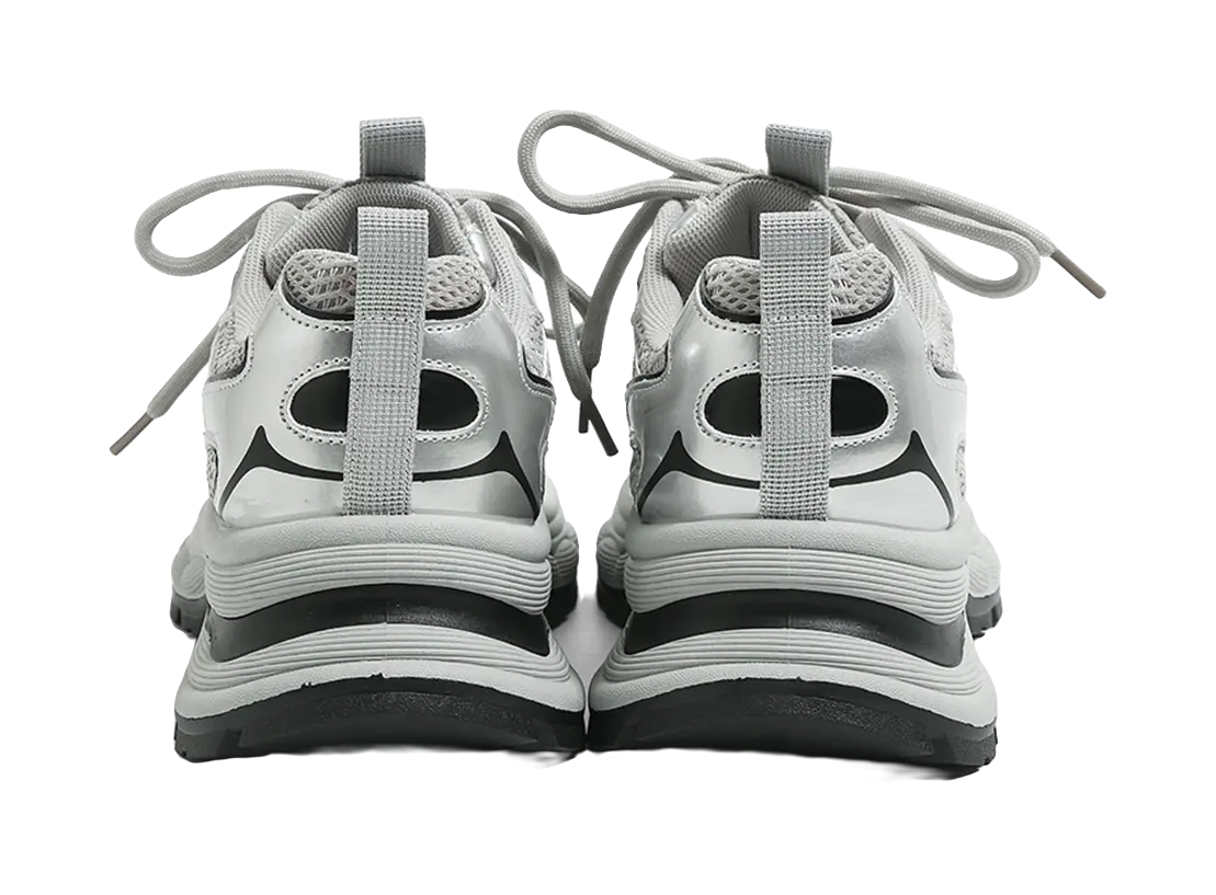 HUANQIU Cushioning, Slip Resistant, Abrasion Resistant, Breathable, Height Increasing Low top Chunky Sneakers Women's  VJSNEAKER