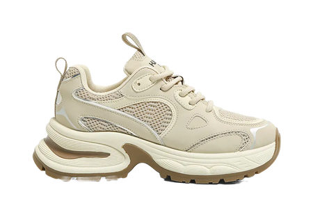 HUANQIU Cushioning, Slip Resistant, Abrasion Resistant, Breathable, Height Increasing Low top Chunky Sneakers Women's  VJSNEAKER