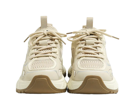 HUANQIU Cushioning, Slip Resistant, Abrasion Resistant, Breathable, Height Increasing Low top Chunky Sneakers Women's  VJSNEAKER