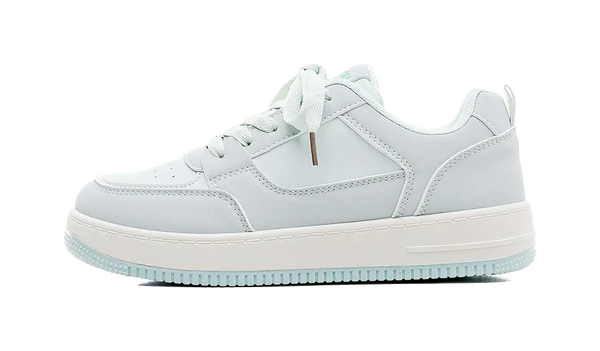 HUANQIU Durable Lightweight And Breathable Low-Top Skateboard Shoes Women's Lake Blue 