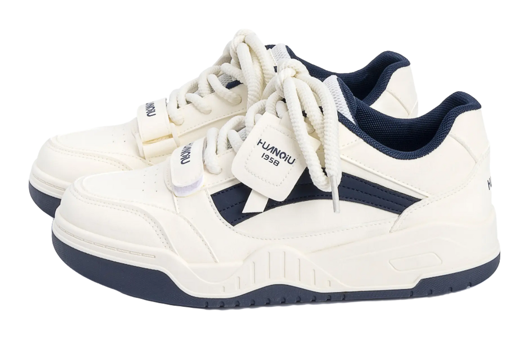 HUANQIU Lightweight Height Increasing Low top Skateboard Shoes Men's 