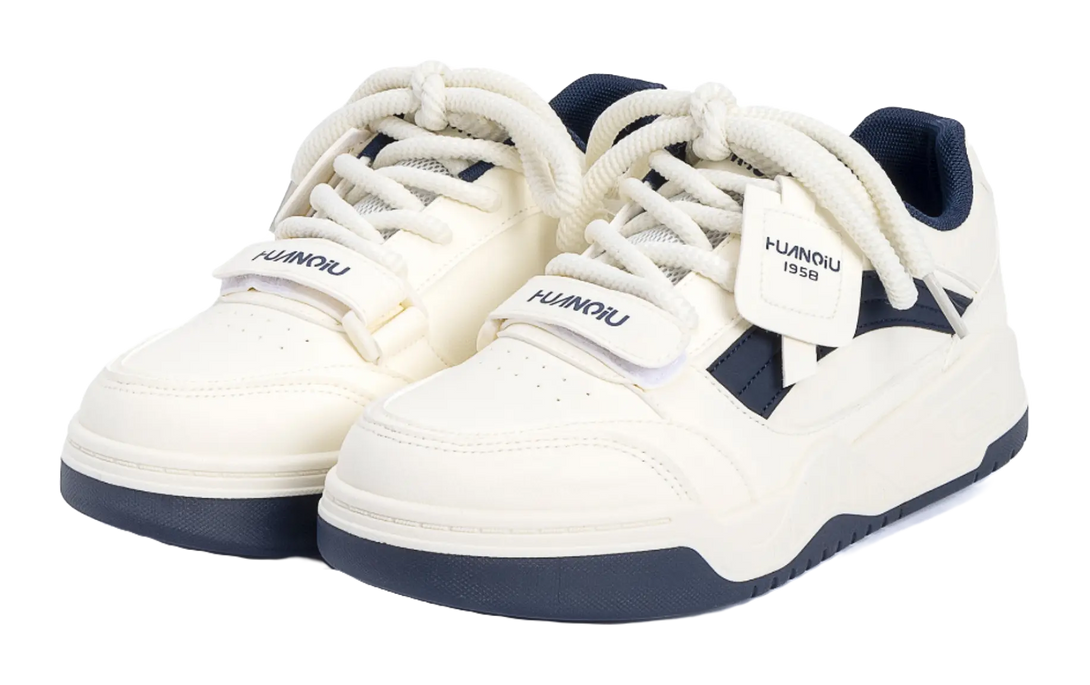 HUANQIU Lightweight Height Increasing Low top Skateboard Shoes Men's 