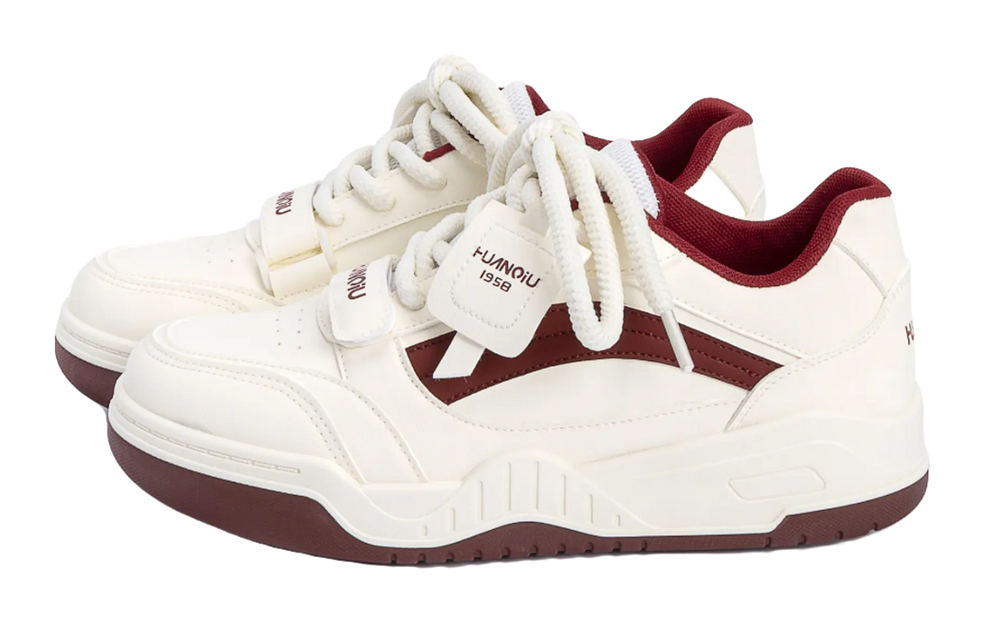 HUANQIU Lightweight Height Increasing Low top Skateboard Shoes Men's 