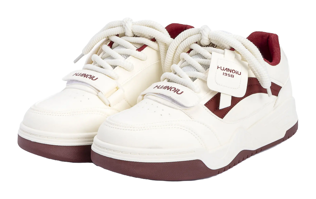 HUANQIU Lightweight Height Increasing Low top Skateboard Shoes Men's 