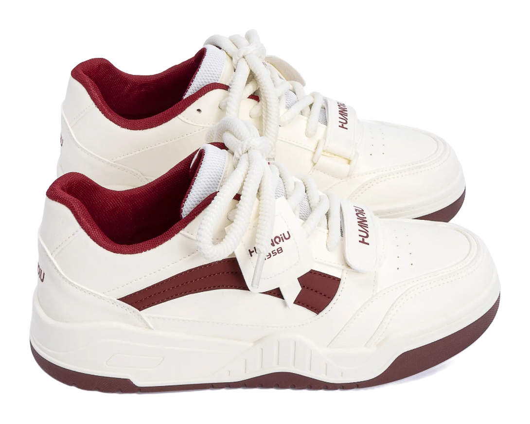 HUANQIU Lightweight Height Increasing Low top Skateboard Shoes Men's 