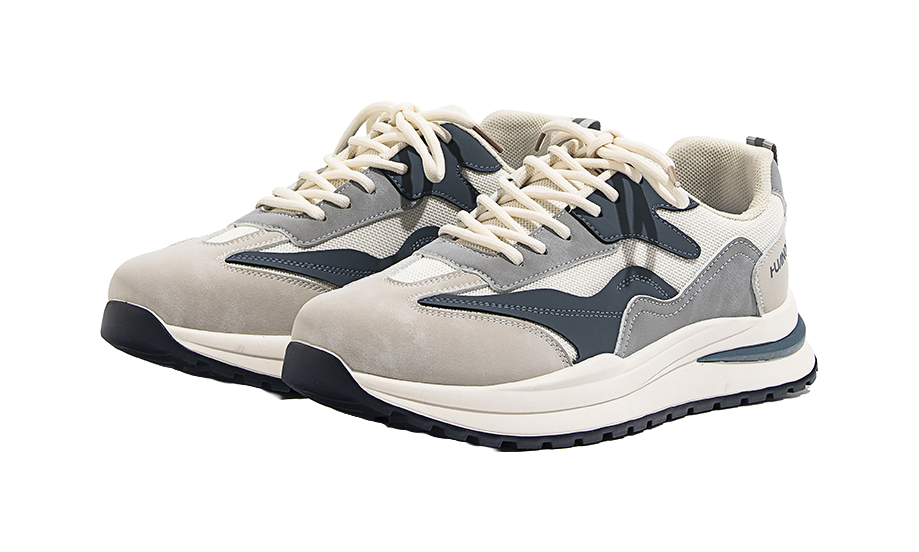 HUANQIU Low top Casual Shoes Men's Beige Blue 