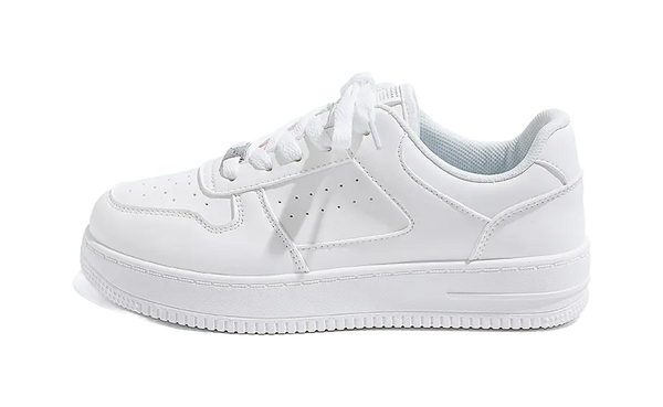 HUANQIU Low top Skateboard Shoes Women's White 