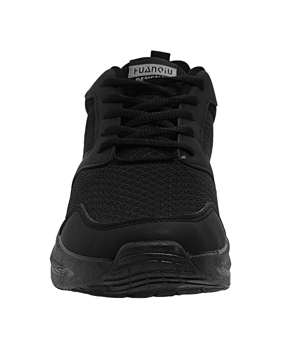 HUANQIU Running Shoes Men's Low top Black 