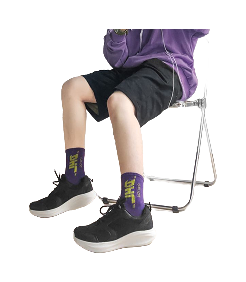 HUANQIU Running Shoes Men's Low top Black 