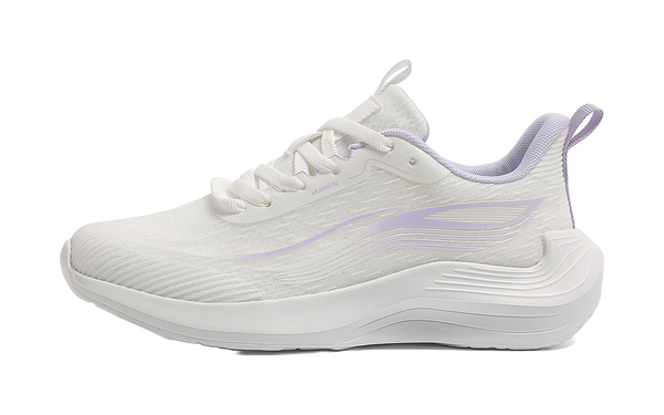 HUANQIU Running Shoes Women's Low top White Purple 