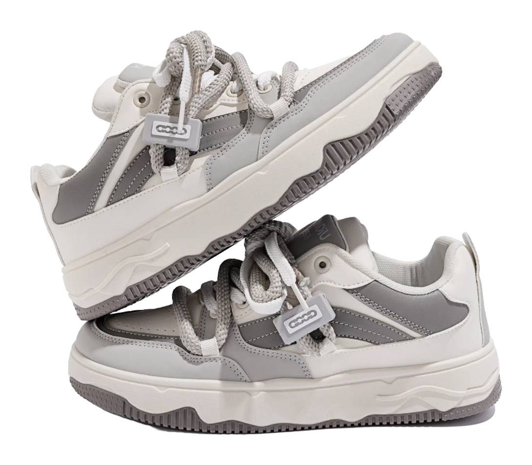 HUANQIU Slip Resistant Abrasion Resistant Low top Skateboard Shoes Men's Black 