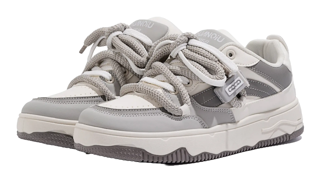 HUANQIU Slip Resistant Abrasion Resistant Low top Skateboard Shoes Men's Black 