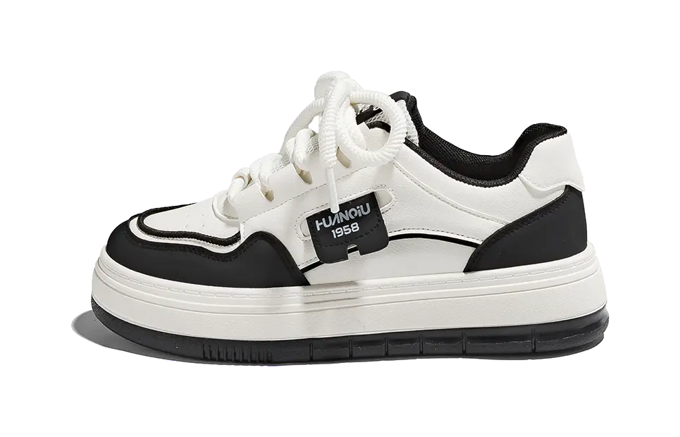 HUANQIU Slip Resistant Abrasion Resistant Low top Skateboard Shoes Women's 