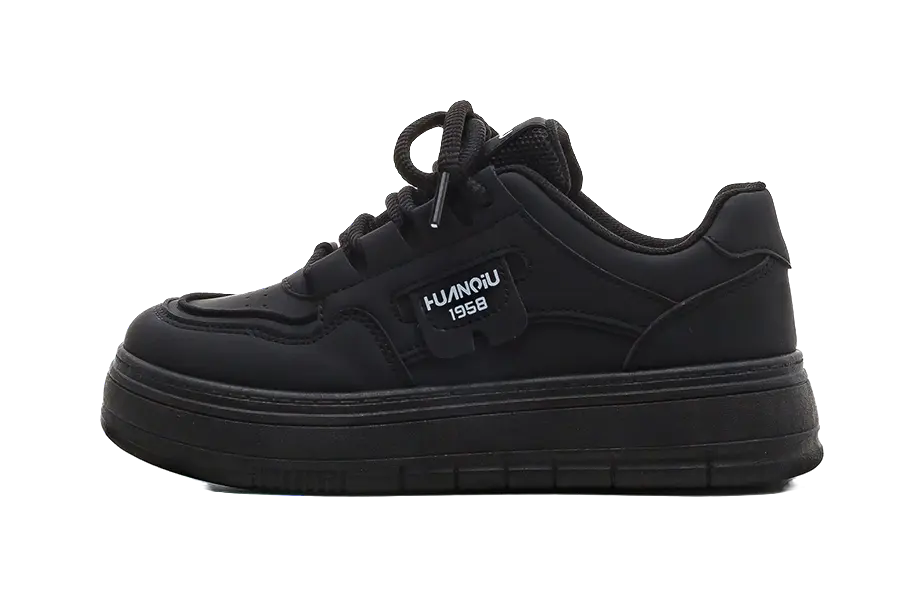 HUANQIU Slip Resistant Abrasion Resistant Low top Skateboard Shoes Women's 