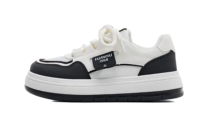 HUANQIU Slip Resistant Abrasion Resistant Low top Skateboard Shoes Women's 