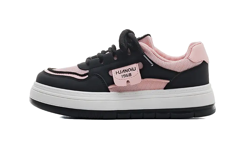HUANQIU Slip Resistant Abrasion Resistant Low top Skateboard Shoes Women's 
