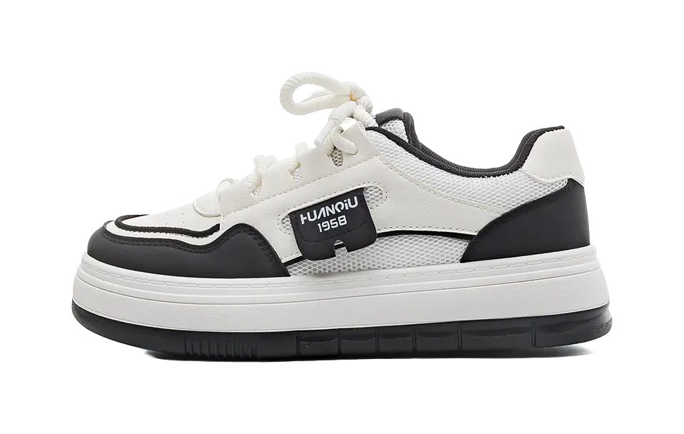 HUANQIU Slip Resistant Abrasion Resistant Low top Skateboard Shoes Women's 