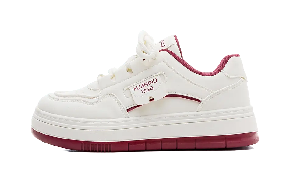 HUANQIU Slip Resistant Abrasion Resistant Low top Skateboard Shoes Women's 