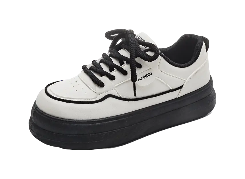 HUANQIU Slip Resistant Abrasion Resistant Low top Skateboard Shoes Women's 