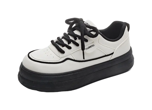 HUANQIU Slip Resistant Abrasion Resistant Low top Skateboard Shoes Women's 