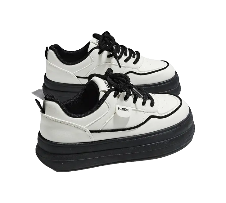 HUANQIU Slip Resistant Abrasion Resistant Low top Skateboard Shoes Women's 