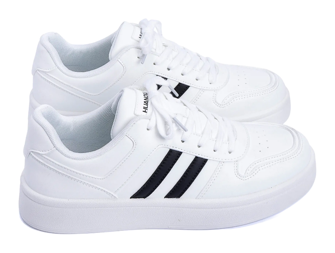 HUANQIU Slip Resistant Height Increasing Low top Skateboard Shoes Men's 