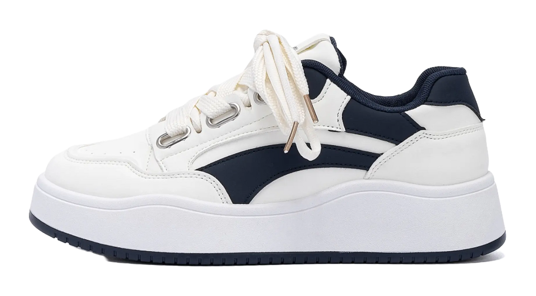 HUANQIU Slip Resistant Lightweight Height Increasing Low top Skateboard Shoes Men's Beige Black 