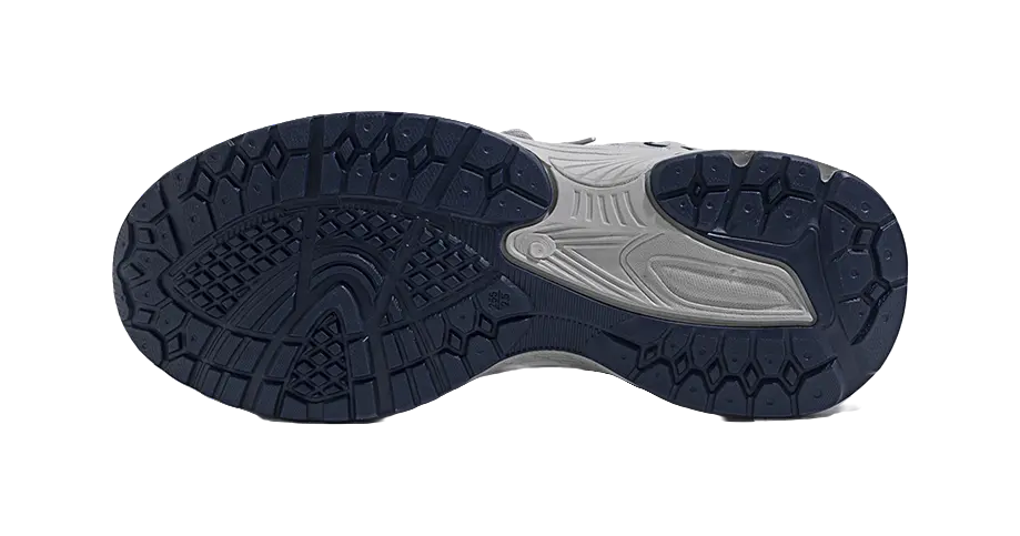 HUANQIU Slip Resistant Low top Chunky Sneakers Men's Gray  VJSNEAKER