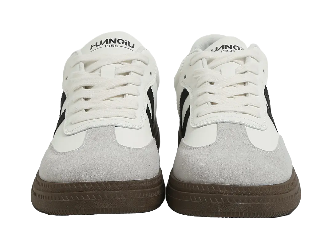 HUANQIU Slip Resistant, Abrasion Resistant, Breathable Low top Skateboard Shoes Men's 