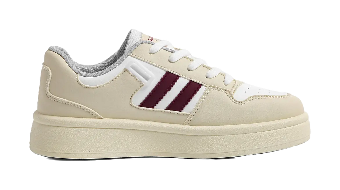 HUANQIU Slip Resistant, Abrasion Resistant, Breathable, Height Increasing Low top Skateboard Shoes Women's 