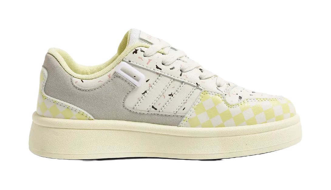 HUANQIU Slip Resistant, Abrasion Resistant, Breathable, Height Increasing Low top Skateboard Shoes Women's 