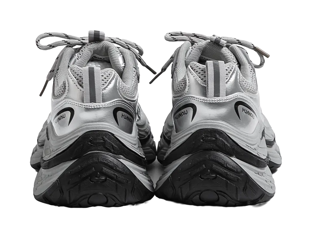 HUANQIU Slip Resistant, Abrasion Resistant, Breathable, Lightweight Low top Chunky Sneakers Women's  VJSNEAKER