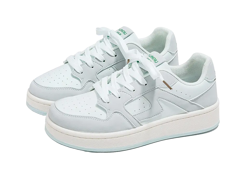 HUANQIU Slip Resistant, Abrasion Resistant, Lightweight Low Top Skateboard Shoes Women's 