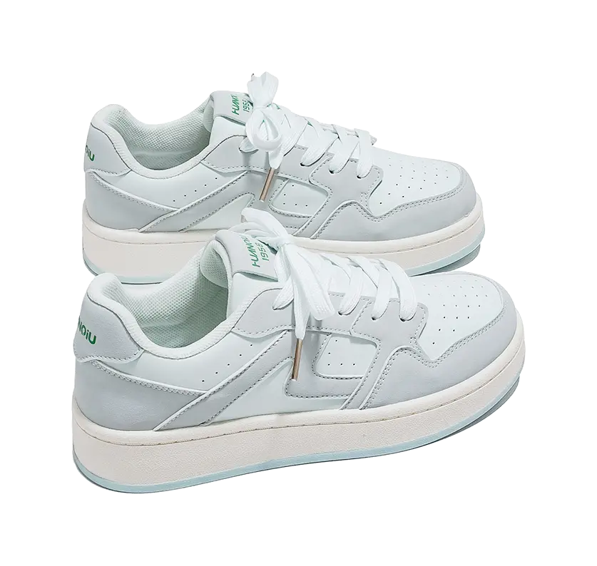 HUANQIU Slip Resistant, Abrasion Resistant, Lightweight Low Top Skateboard Shoes Women's 