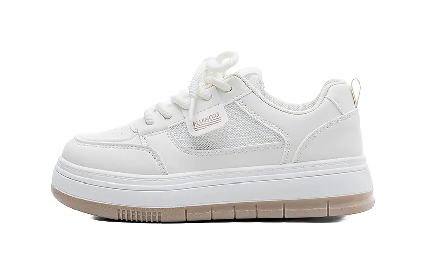 HUANQIU Slip Resistant, Abrasion Resistant, Lightweight Low Top Skateboard Shoes Women's 