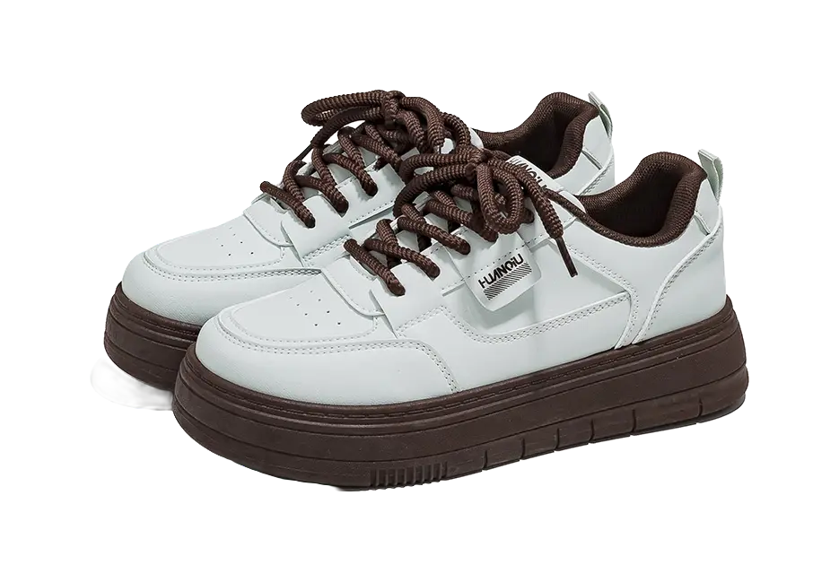 HUANQIU Slip Resistant, Abrasion Resistant, Lightweight Low Top Skateboard Shoes Women's 