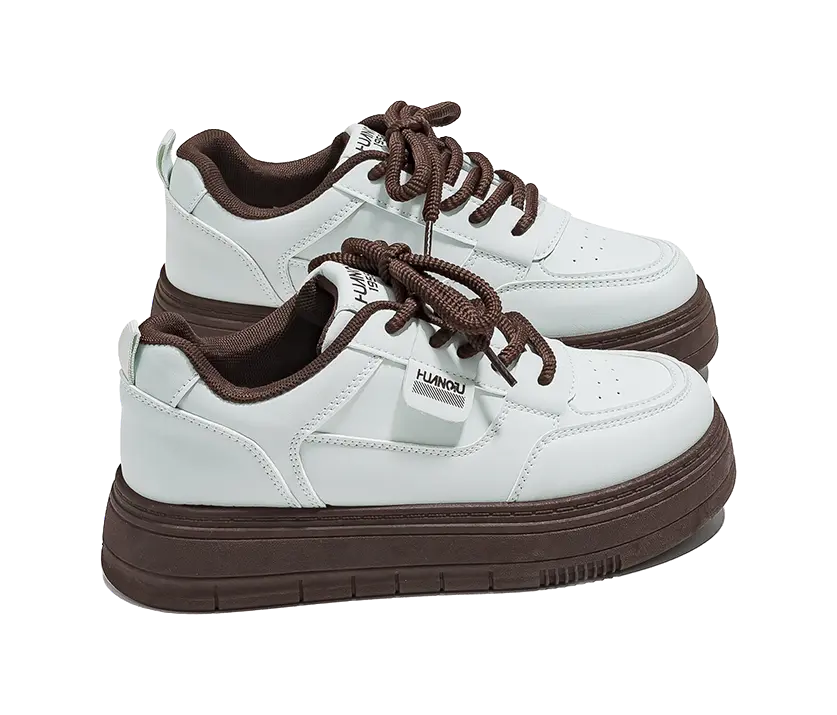 HUANQIU Slip Resistant, Abrasion Resistant, Lightweight Low Top Skateboard Shoes Women's 