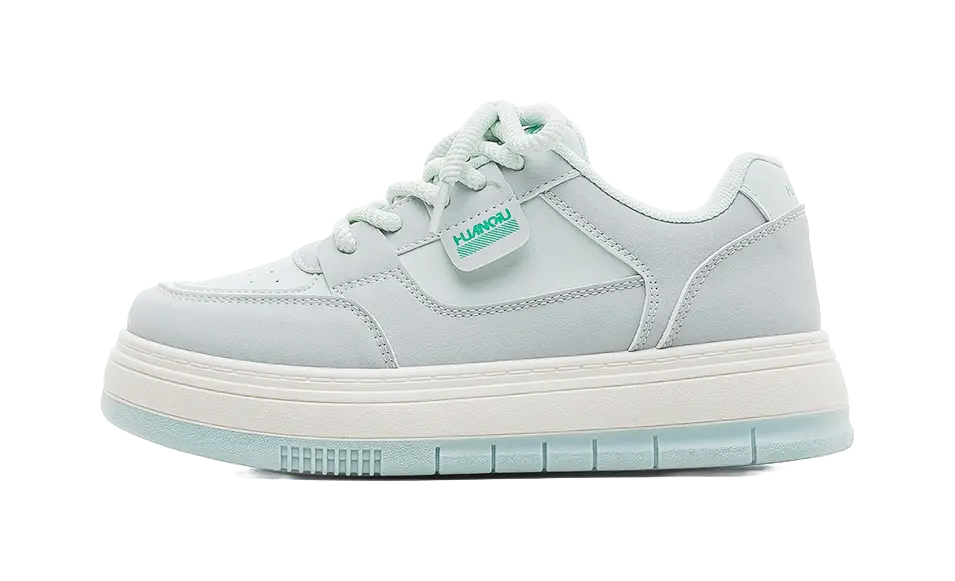 HUANQIU Slip Resistant, Abrasion Resistant, Lightweight Low Top Skateboard Shoes Women's 