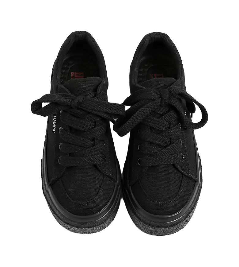 HUANQIU Slip Resistant, Abrasion Resistant, Lightweight, Breathable, Height Increasing Low top Skateboard Shoes Women's 