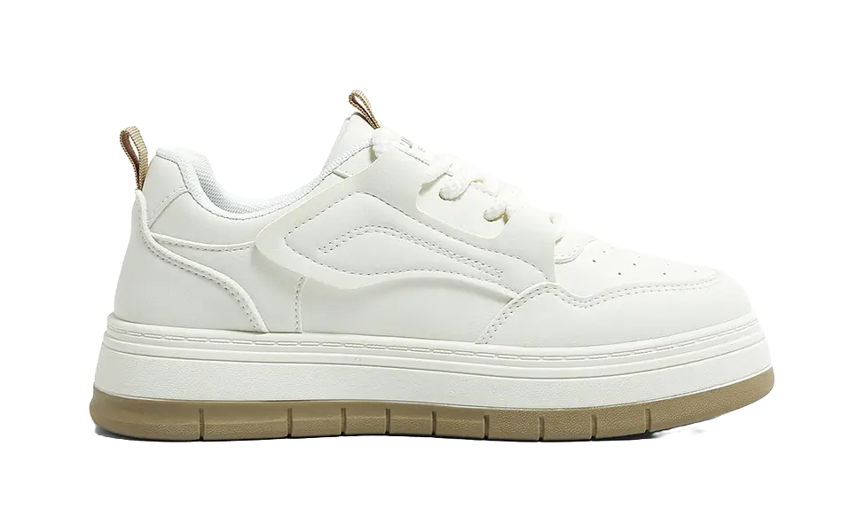 HUANQIU Slip Resistant, Abrasion Resistant, Lightweight, Height Increasing Low top Skateboard Shoes Women's 