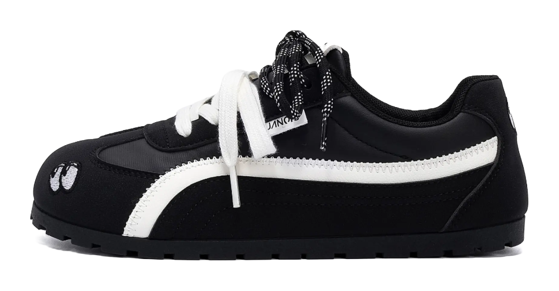 HUANQIU Synthetic Leather Coverage Height Increasing Abrasion Resistant Lightweight Low top Casual Shoes Womens  vjsneaker.com