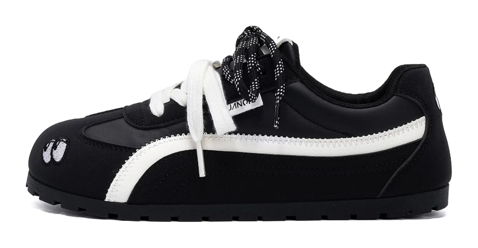 HUANQIU Synthetic Leather Coverage Height Increasing Abrasion Resistant Lightweight Low top Casual Shoes Womens  vjsneaker.com