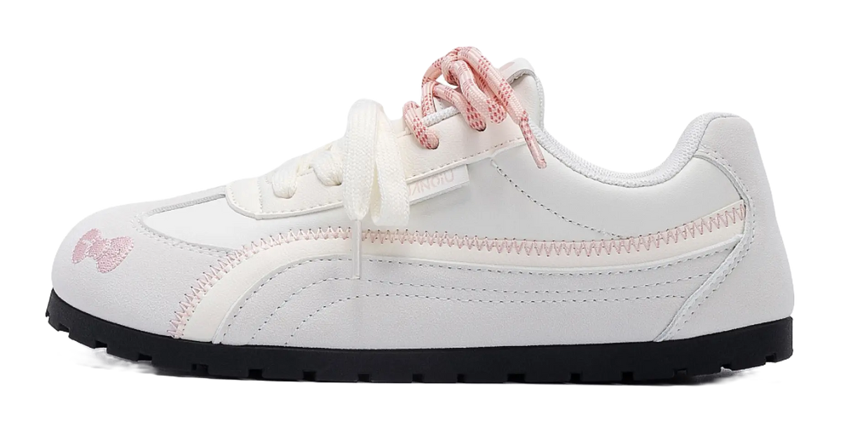 HUANQIU Synthetic Leather Coverage Height Increasing Abrasion Resistant Lightweight Low top Casual Shoes Womens  vjsneaker.com