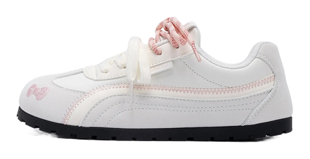 HUANQIU Synthetic Leather Coverage Height Increasing Abrasion Resistant Lightweight Low top Casual Shoes Womens  vjsneaker.com