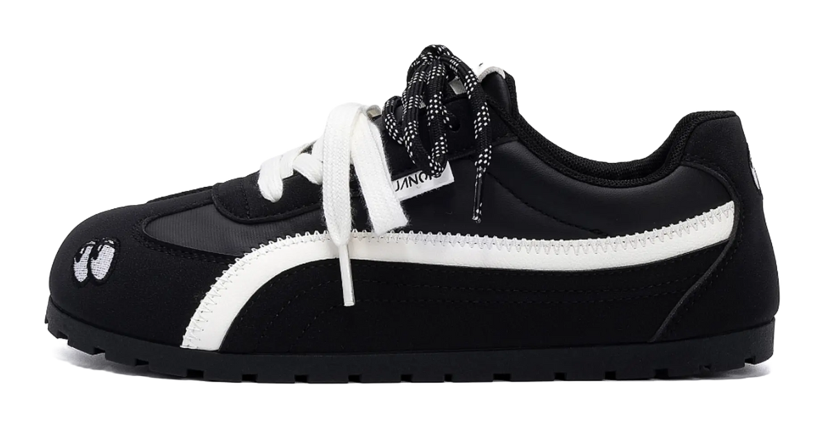 HUANQIU Synthetic Leather Coverage Height Increasing Abrasion Resistant Lightweight Low top Casual Shoes Womens  vjsneaker.com