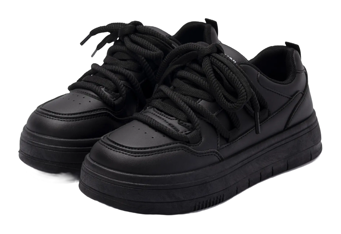 HUANQIU White Sneakers Coverage Height Increasing Lightweight Breathable Low top Skateboard Shoes Women's 