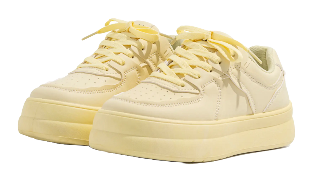 HUANQIU White Sneakers Thermal Coverage Low top Skateboard Shoes Women's 