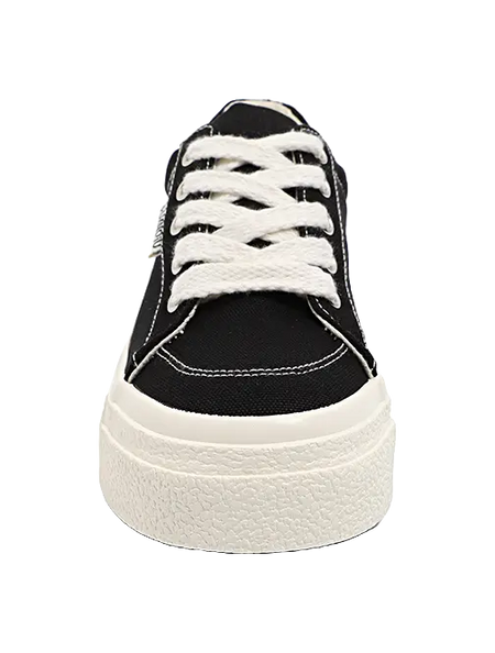 HUANQIU Women's Low-Top Canvas Shoes - Slip-Resistant Durable & Breathable Burgundy  VJSNEAKER