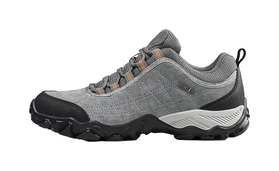 HUMTTO Cushioning Anti-Slip And Wear-Resistant Low-Top Outdoor Shoes Mens Gray Black 